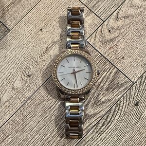 Michael Kors Two-Tone Women's Watch with Crystal Accents